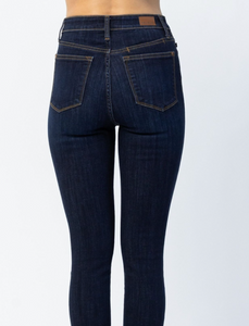 Judy Blue HI-WAIST BACK PHONE YOKE SEAM SKINNY