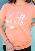 Load image into Gallery viewer, Pre-Order Know your Worth T-Shirt