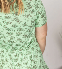 Load image into Gallery viewer, Pre-Order Ruffle Top - Green Floral