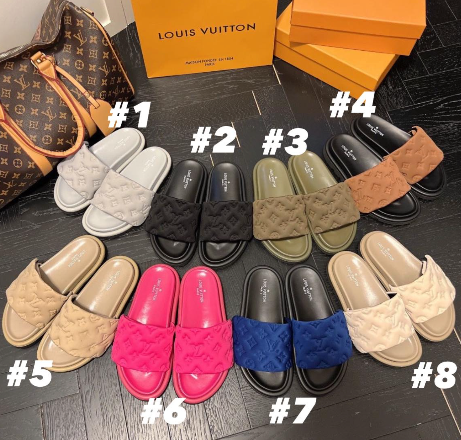 Louis Vuitton, Shoes, Lv Slides