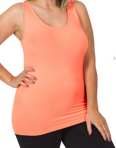 Thick Strap Seamless Tank Tops