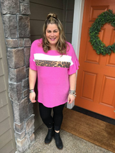 Load image into Gallery viewer, Plus Size Pink &amp; Leopard