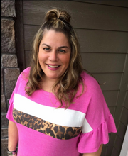 Load image into Gallery viewer, Plus Size Pink &amp; Leopard