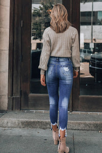 Distressed Skinny Jeans