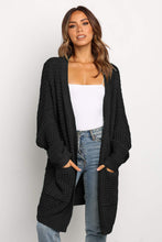Load image into Gallery viewer, Pre-Order Oversized Front Pocket Knit Cardigan