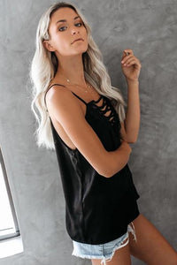 Criss Cross Lace Cami