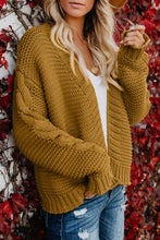 Load image into Gallery viewer, Open Front Chunky Knit Cardigan