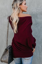 Load image into Gallery viewer, Ribbed Textured Batwing Sleeve Sweater