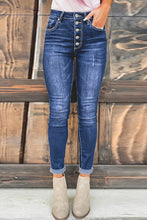 Load image into Gallery viewer, Button Fly Skinny Jeans