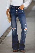 Load image into Gallery viewer, Pre-Order Boot Cut Distressed Jeans