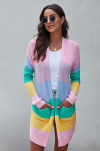 Knit Color Block Cardigan