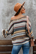 Load image into Gallery viewer, Relaxed fit Striped Sweater
