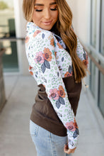 Load image into Gallery viewer, Floral Cowl Neck Sweatshirt