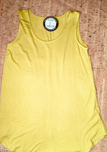 Load image into Gallery viewer, Chartreuse Scoop-Neck Tank Top