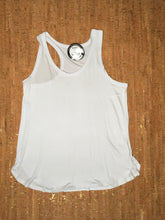Load image into Gallery viewer, White Racer Back Scoop-Neck Tank Top