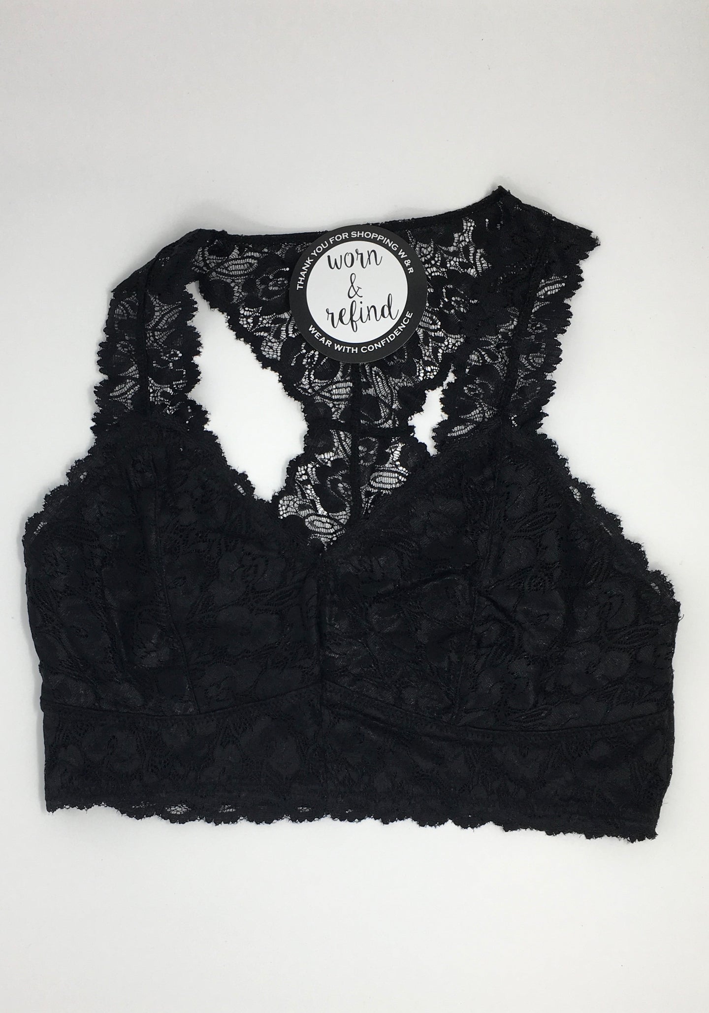 Black Lace Padded Bralette