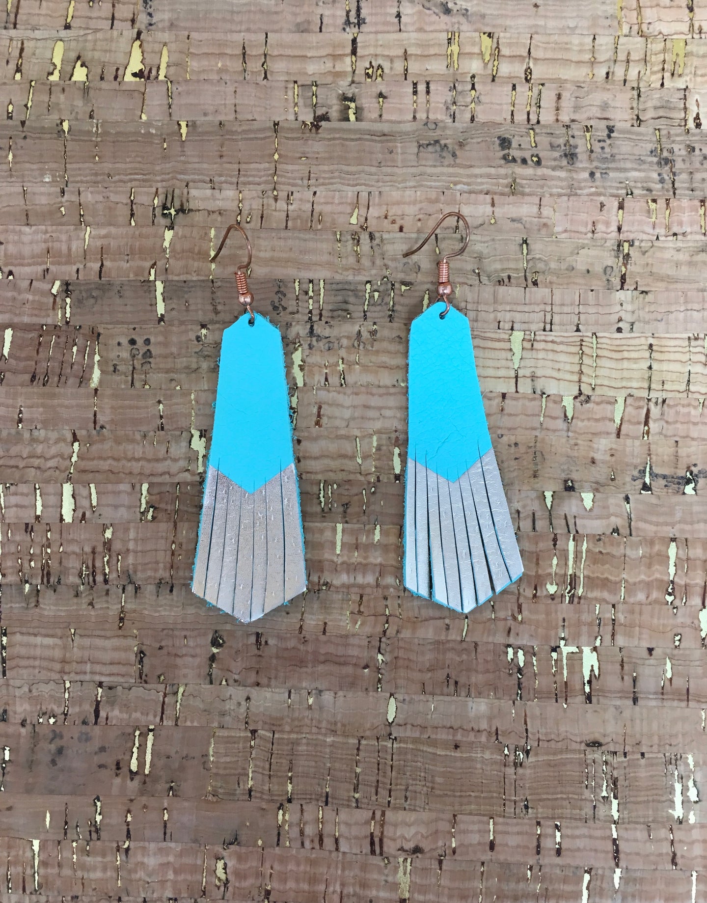Turquoise w/ Silver Accent Earrings