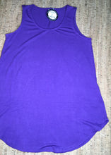 Load image into Gallery viewer, Purple Scoop-Neck Tank Top