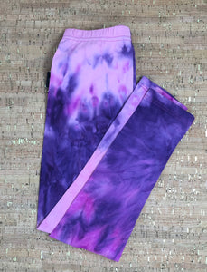 K#49 Purple Tie Dyed Leggings
