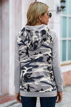 Load image into Gallery viewer, Gray Camo Double Hoodie