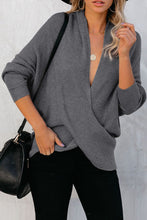 Load image into Gallery viewer, Pre-Order Drape Front Knit Sweater