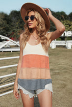 Load image into Gallery viewer, Pre-Order Color Block Knit Tank Top