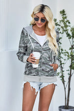 Load image into Gallery viewer, Pre-Order Camo Full Zip Hoodie