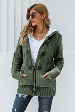 Load image into Gallery viewer, Pre-Order Cable Knit Cardigan/Jacket w/Fleece Lining