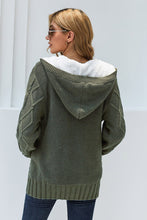 Load image into Gallery viewer, Pre-Order Cable Knit Cardigan/Jacket w/Fleece Lining