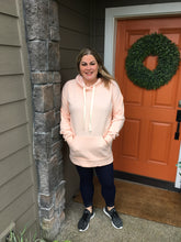 Load image into Gallery viewer, Light Peach Front Pocket Hoodie