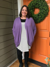 Load image into Gallery viewer, Lilac Grey Slouch Cardigan