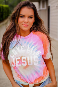 Love Like Jesus Tie Dye T-Shirt