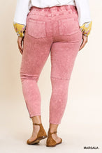 Load image into Gallery viewer, Marsala Mineral Washed Jeggings