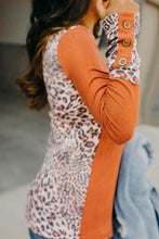 Load image into Gallery viewer, Orange Leopard Top
