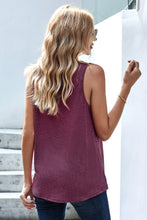 Load image into Gallery viewer, Pre-Order Fuchsia Crisscross V Neck Tank Top