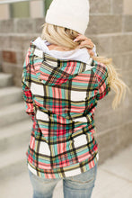 Load image into Gallery viewer, Pre Order Plaid Double Hoodie