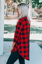 Load image into Gallery viewer, Empire Waist Plaid Top