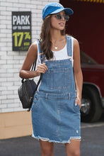 Load image into Gallery viewer, Denim Overall Skirt
