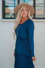 Load image into Gallery viewer, Teal Tiered Tunic/Dress