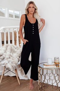 Pre-Order Pocketed Thermal Sleeveless Jumpsuit