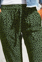 Load image into Gallery viewer, Green Leopard Joggers