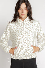 Load image into Gallery viewer, White Leopard Fleece