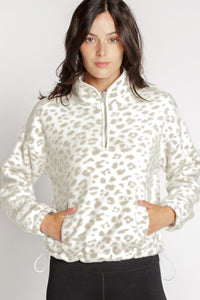 White Leopard Fleece