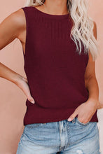 Load image into Gallery viewer, Criss Cross Reversible Knit Tank Top