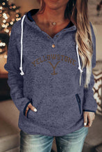 Load image into Gallery viewer, Pre-Order Blue Yellowstone Hoodie